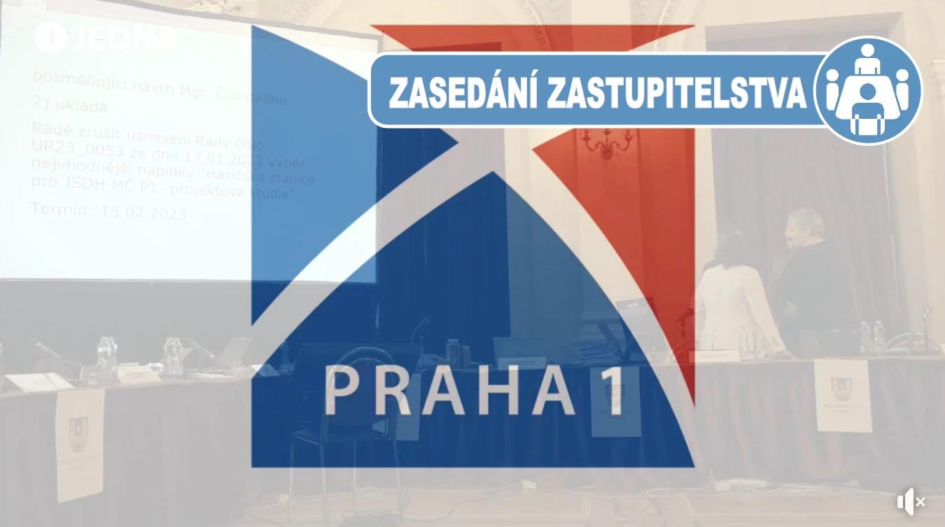 Praha 1 – Zasedání zastupitelstva 2023 (26.1.)